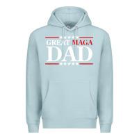 Blue Mist great maga dad Premium Hoodie - baoMotion
