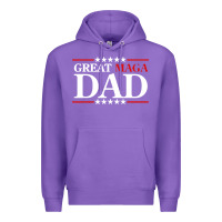 Purple great maga dad Premium Hoodie - baoMotion