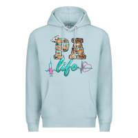 Blue Mist western nurse pa  life Premium Hoodie - BarkalooDesign