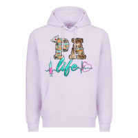 Lilac western nurse pa  life Premium Hoodie - BarkalooDesign