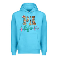 Ocean Blue western nurse pa  life Premium Hoodie - BarkalooDesign