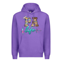 Purple western nurse pa  life Premium Hoodie - BarkalooDesign