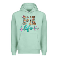 Seafoam western nurse pa  life Premium Hoodie - BarkalooDesign
