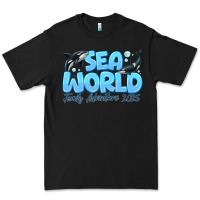 Black Sea World Family Adventure 2025 Premium Tee - CowhideDigitalArt