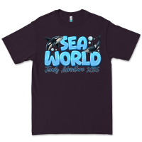 Plum Sea World Family Adventure 2025 Premium Tee - CowhideDigitalArt