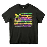 Asphalt mardi gras Heavy Core Tee - FaDigitalArtStudio