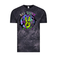Cloud Black bad witch vibes Vintage Tee - SublimationCraftShop