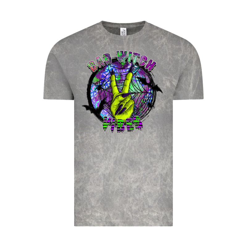 Bad Witch Vibes Vintage Tee by SublimationCraftShop | Teevron