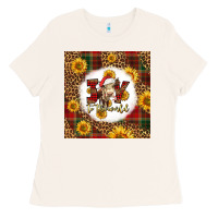 Bone joy to the world christmas cow Ladies Tee - LillyAllenDesigns