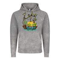 Cloud Rock lake life floats my boat Vintage Hoodie - BarkalooDesign