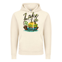 Vintage Artic lake life floats my boat Vintage Hoodie - BarkalooDesign
