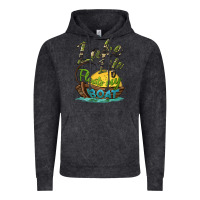 Lake Life Floats My Boat Vintage Hoodie | Teevron