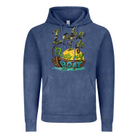 Vintage Denim lake life floats my boat Vintage Hoodie - BarkalooDesign