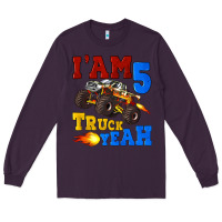 Plum i'am five truck yeah Long Sleeve Tee - Artiststas