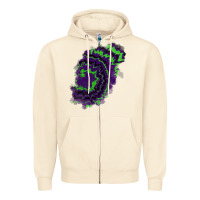Sandshell tie dye patch Zipper Hoodie - RanaPortraitStore