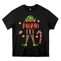 Black mama elf Heavy Core Tee - FaDigitalArtStudio