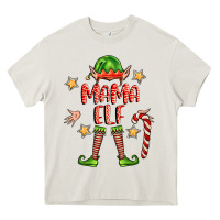 Cream mama elf Heavy Core Tee - FaDigitalArtStudio