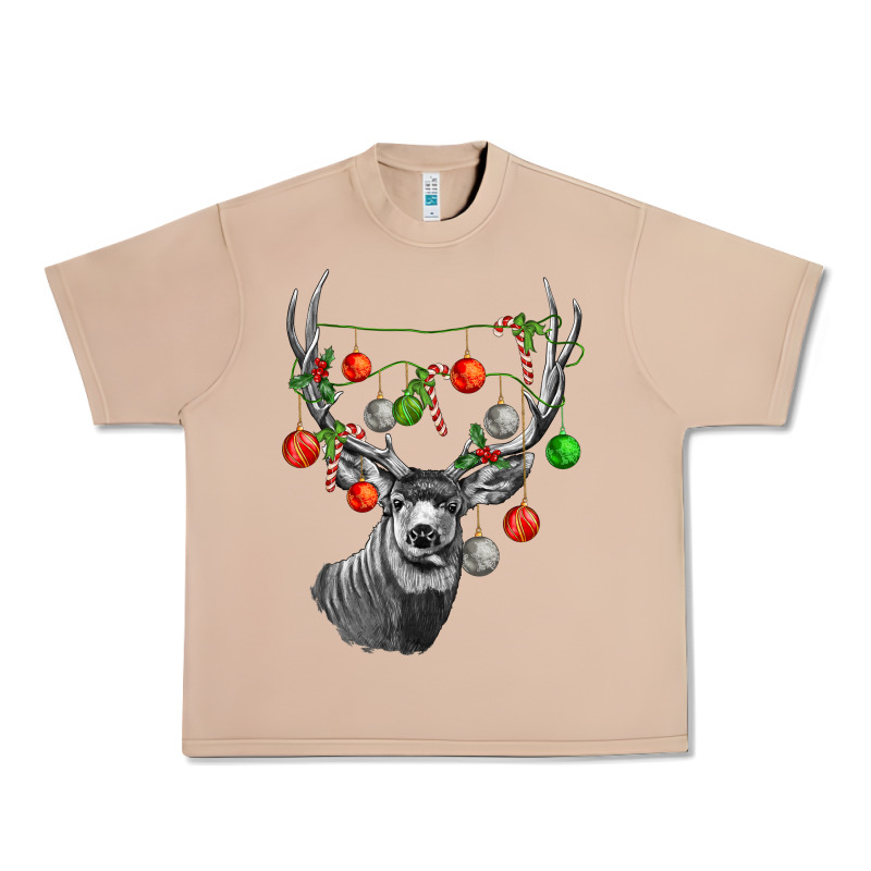 Mule Deer With Urban Heavy Tee by LillyAllenDesigns | Teevron