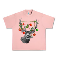 Salmon Mule deer with Urban Heavy Tee - LillyAllenDesigns