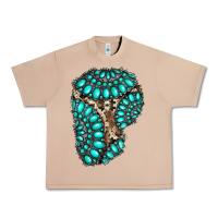 Burro gemstone cowhide patches Urban Heavy Tee - RanaPortraitStore