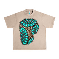French Oak gemstone cowhide patches Urban Heavy Tee - RanaPortraitStore