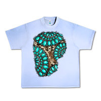 Grape Ice gemstone cowhide patches Urban Heavy Tee - RanaPortraitStore