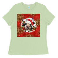 Matcha christmas cow Ladies Tee - LillyAllenDesigns