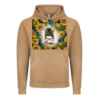 Vintage Camel sunflowers messy bun mama Vintage Hoodie - BarkalooDesign