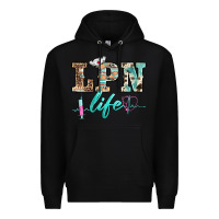 Black western nurse lpn  life Premium Hoodie - BarkalooDesign