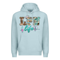 Blue Mist western nurse lpn  life Premium Hoodie - BarkalooDesign