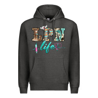Charcoal Heather western nurse lpn  life Premium Hoodie - BarkalooDesign
