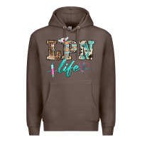 Coffee western nurse lpn  life Premium Hoodie - BarkalooDesign
