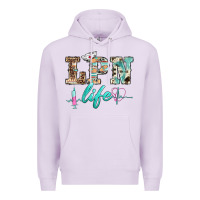 Lilac western nurse lpn  life Premium Hoodie - BarkalooDesign