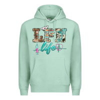 Seafoam western nurse lpn  life Premium Hoodie - BarkalooDesign