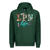 Sports Green western nurse lpn  life Premium Hoodie - BarkalooDesign