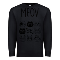 Black Meow Premium Sweatshirt - Bettercallsaul