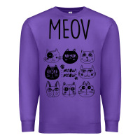 Purple Meow Premium Sweatshirt - Bettercallsaul
