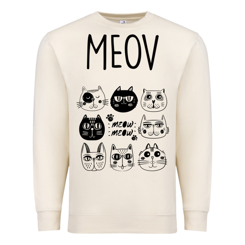 Meow Premium Sweatshirt by Bettercallsaul | Teevron