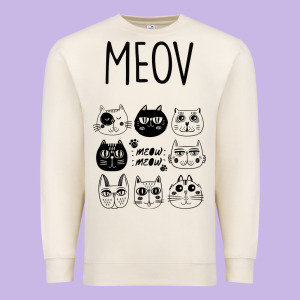 Meow Premium Sweatshirt Designed By Bettercallsaul