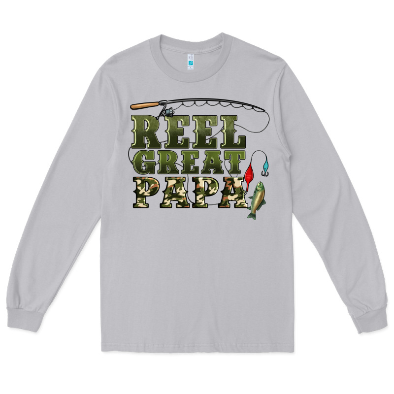 Reel Great Papa Long Sleeve Tee by Artiststas | Teevron