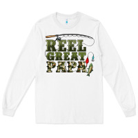 White reel great papa Long Sleeve Tee - Artiststas