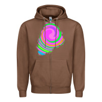 Chestnut tie dye patch Zipper Hoodie - RanaPortraitStore