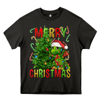 Asphalt merry christmas dragon Heavy Core Tee - FaDigitalArtStudio