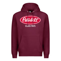 Burgundy peterbilt class pays, peterbilt class pays art, peterbilt class pays w Premium Hoodie - baoMotion