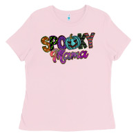 Bubblegum Pink spooky mama Ladies Tee - SublimationCraftShop