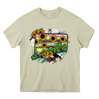 Mossy Connecticut State Map Heavy Core Tee - RanaPortraitStore