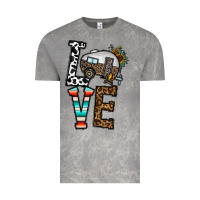 Cloud Rock love caravan Vintage Tee - CowhideDigitalArt