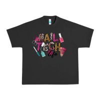 Pigment Black Nail Tech Life Urban Heavy Tee - LillyAllenDesigns
