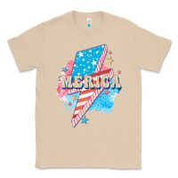 Mushroom Merica leopard lightning bolt Classic Tee - FaDigitalArtStudio