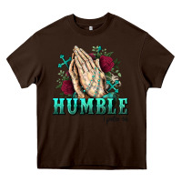 Chocolate Brown Western Humble 1 Pete 5 6 Heavy Core Tee - BundleAndBundleShop